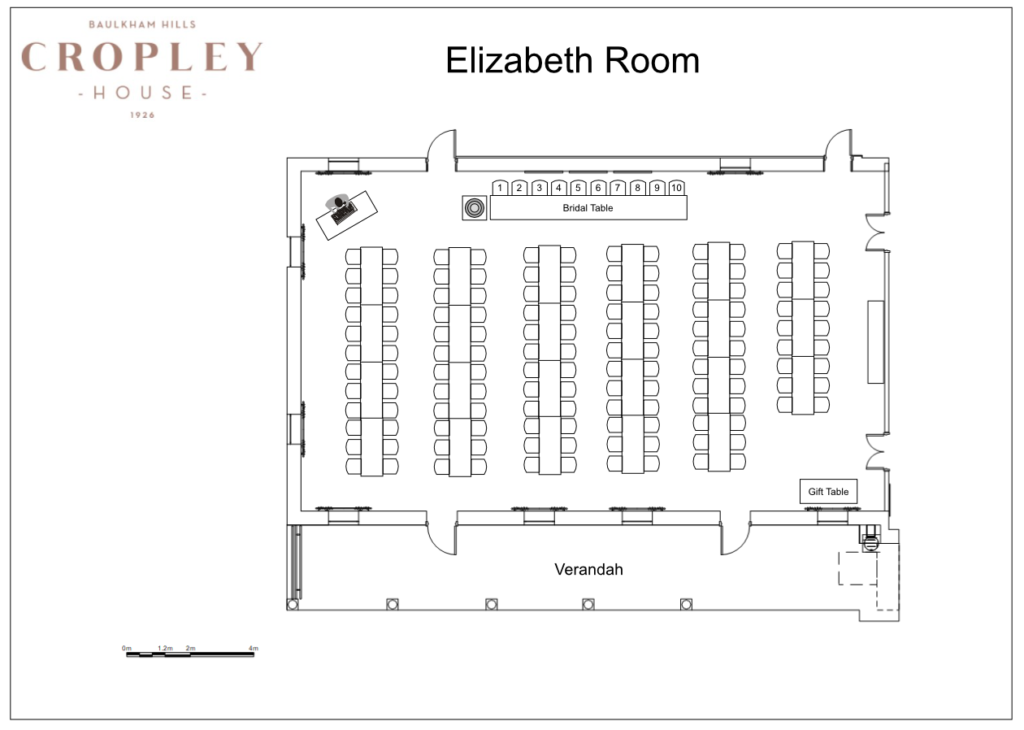 Cropley House - Elizabeth Room (longs + no dancefloor)