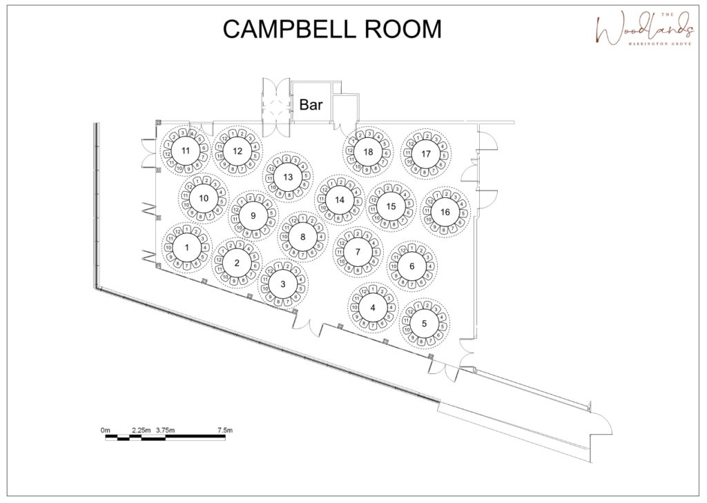 Harrington Grove- Campbell Room - Banquet 2 (216 pax)