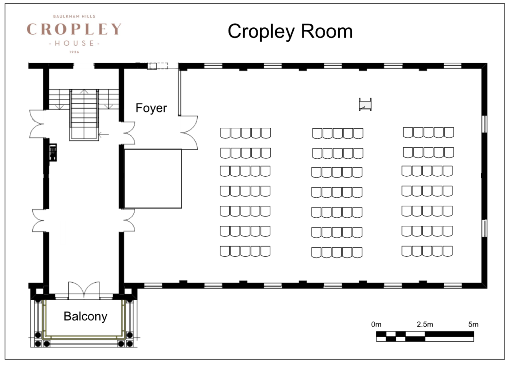 Venues Collection - Cropley Room - Theatre Style